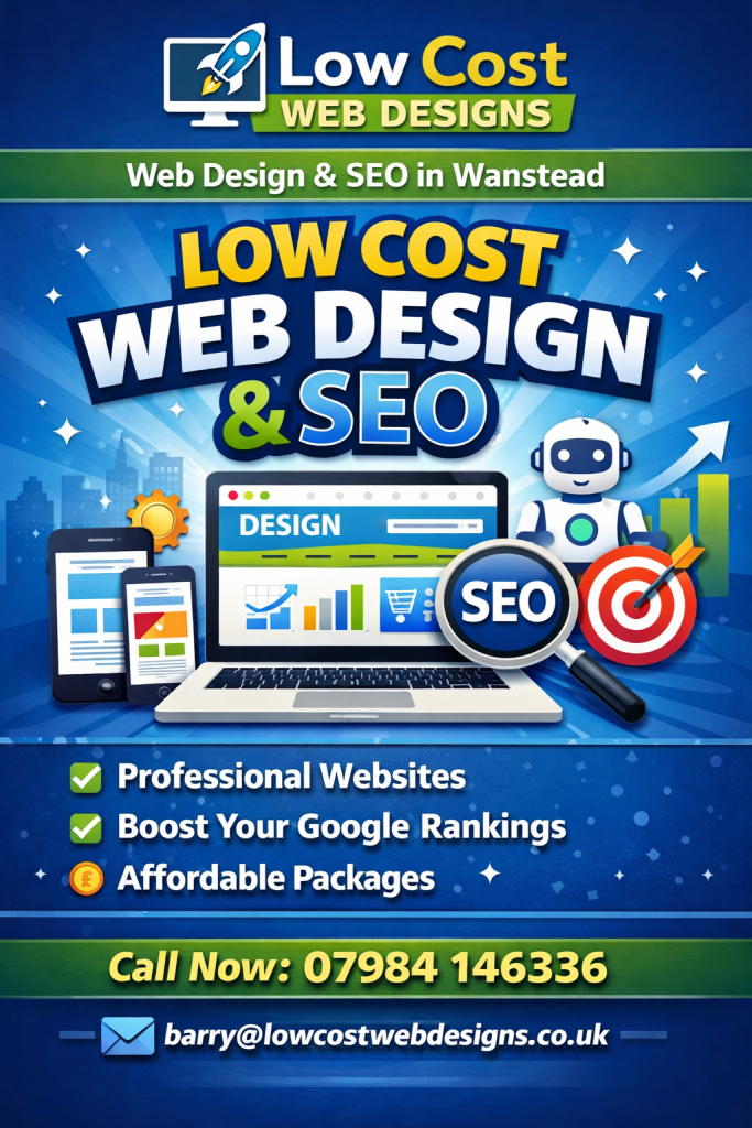 Web Designer Wanstead - web design and SEO services in Wanstead