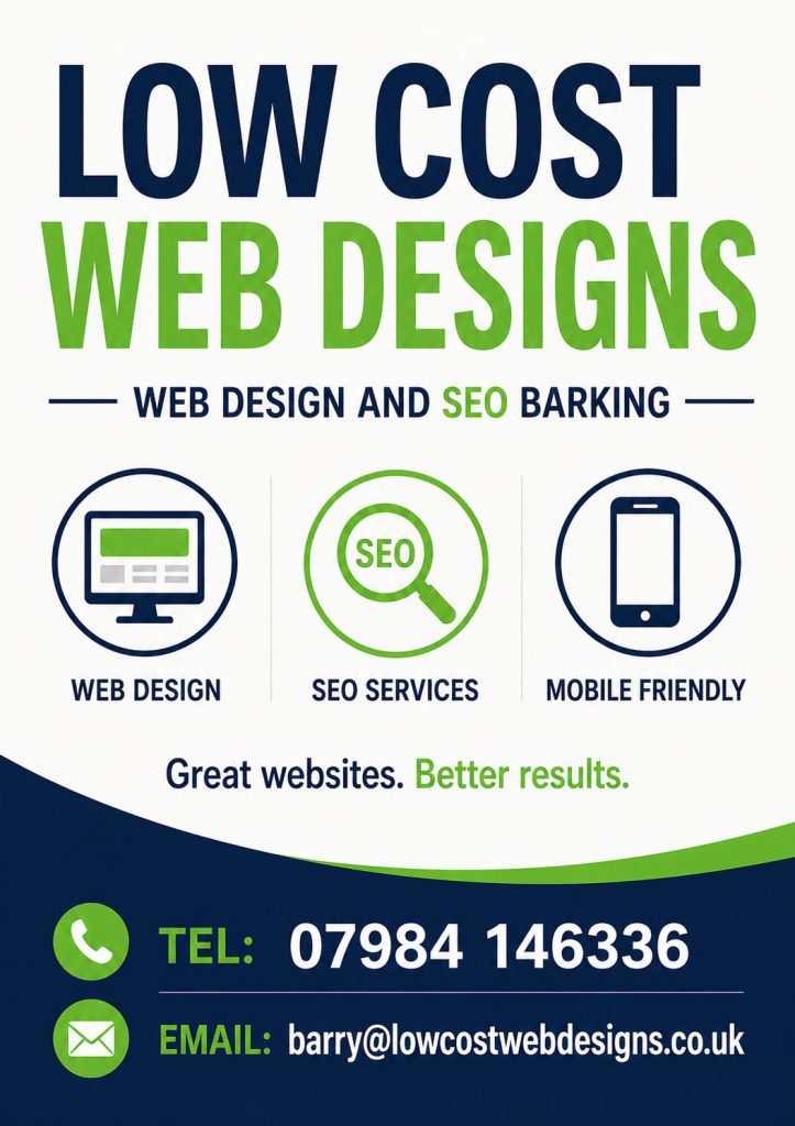Affordable Web Design & SEO Services in Barking