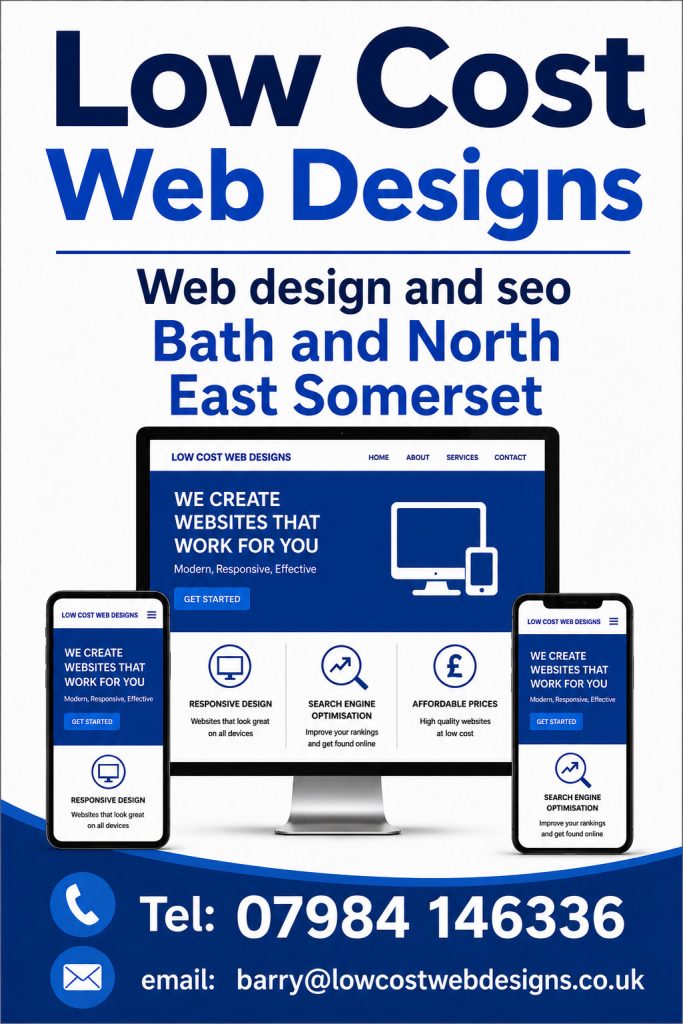 Affordable Web Design & SEO Services in Bath and North East Somerset