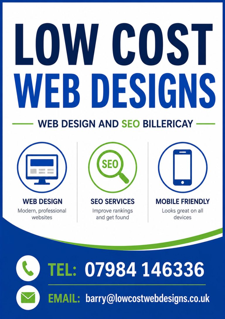 Web design in Billericay, Essex