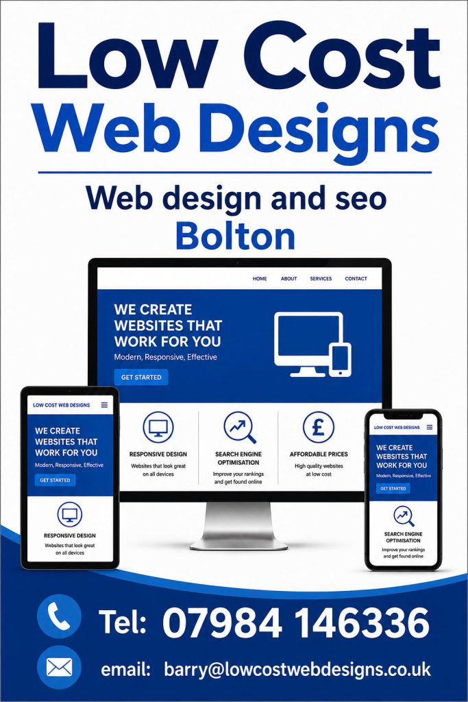 Affordable Web Design & SEO Services in Bolton