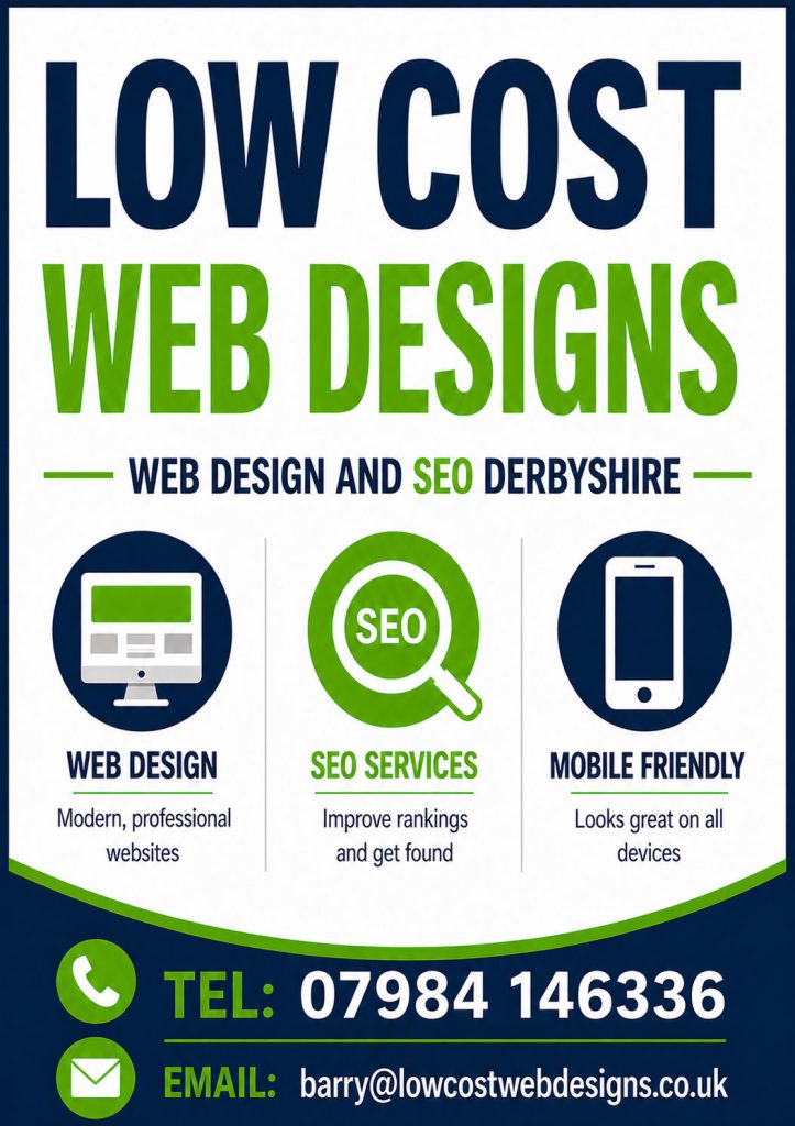 Affordable Web Design & SEO Services in Derbyshire