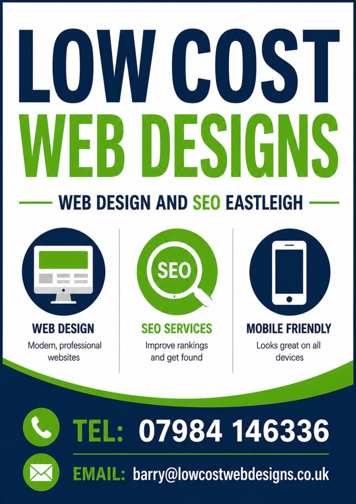 Affordable Web Design & SEO Services in Eastleigh