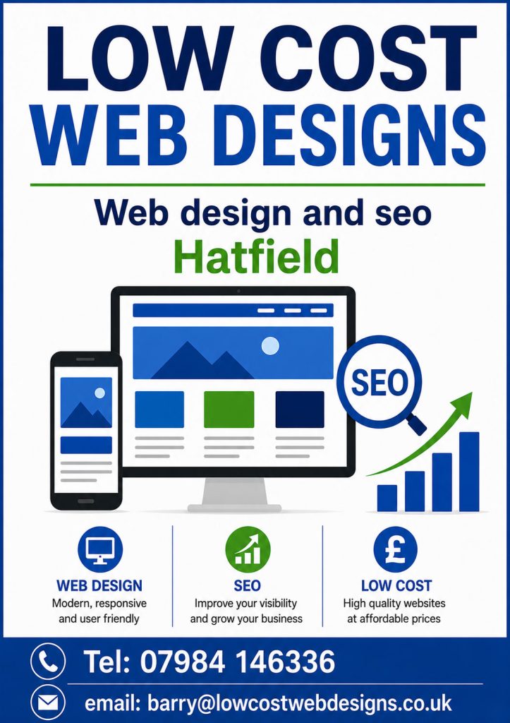 Affordable Web Design & SEO Services in Hatfield