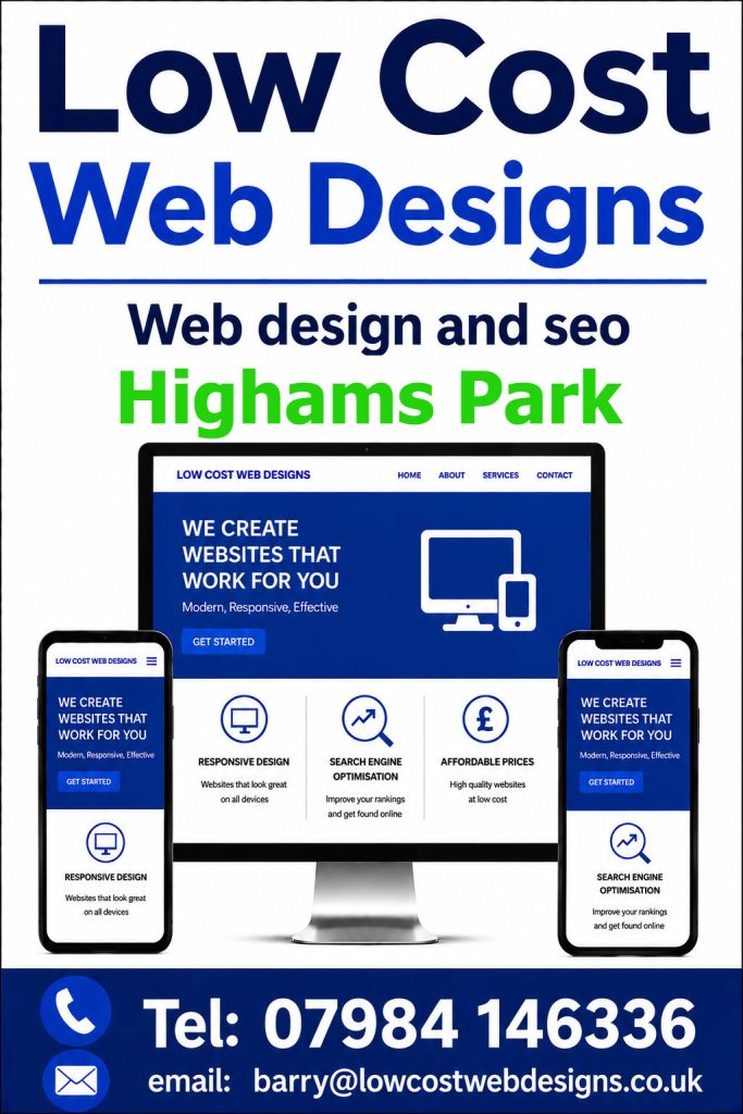 Affordable Web Design & SEO Services in Highams Park