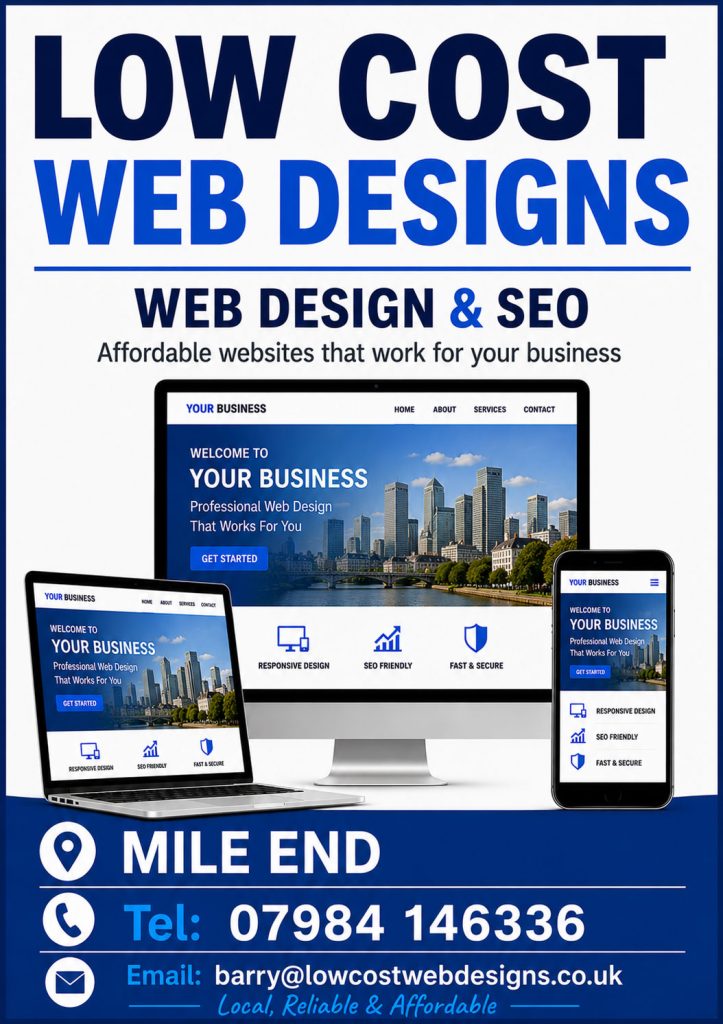 Affordable Web Design & SEO Services in Mile End