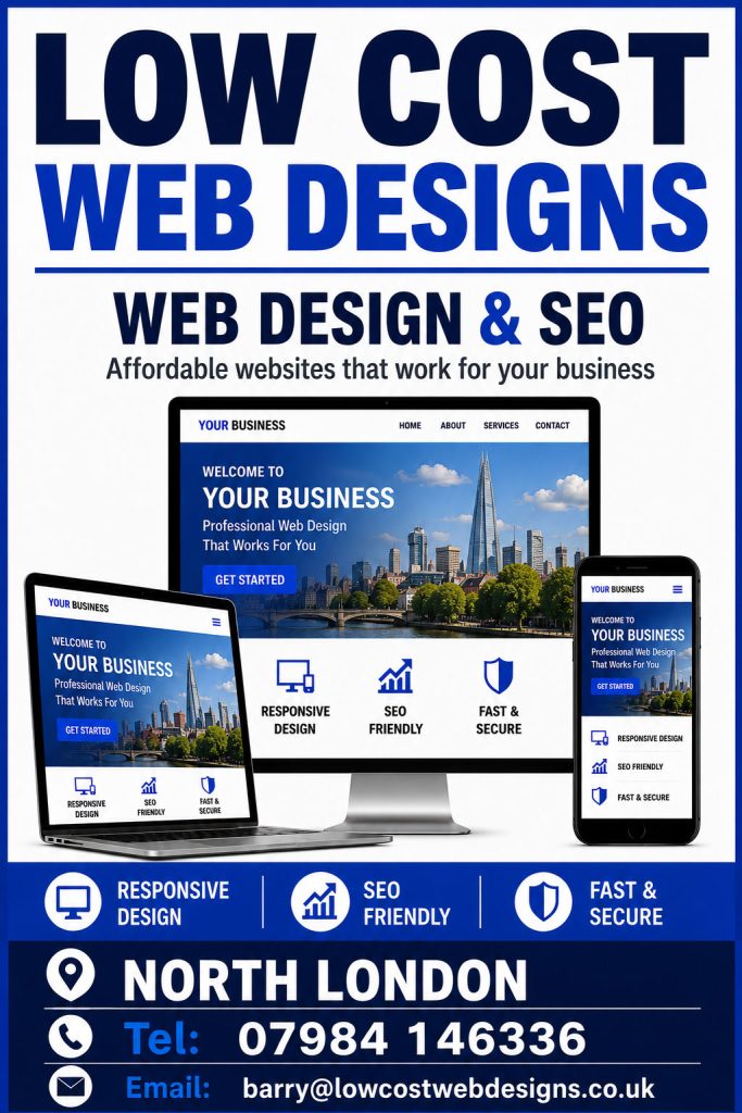 Affordable Web Design & SEO Services in North London