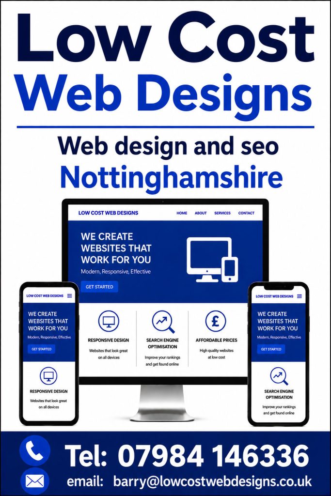 Affordable Web Design & SEO Services in Nottinghamshire