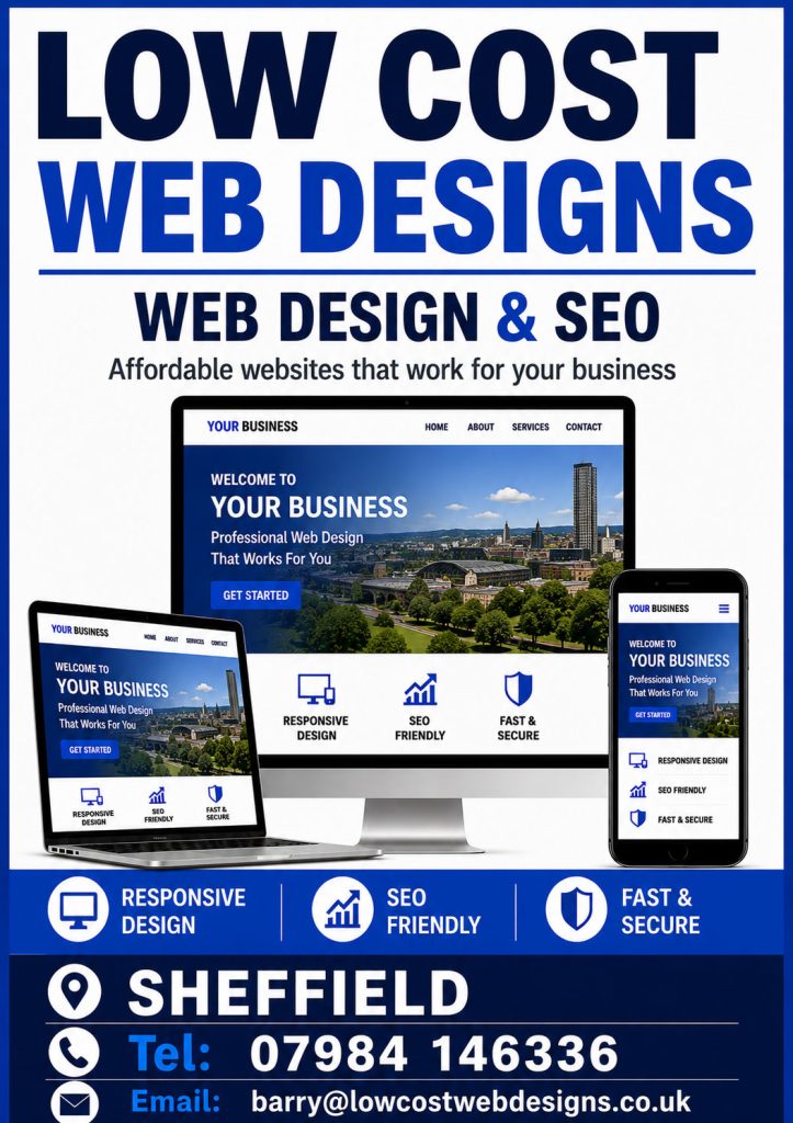 Affordable Web Design & SEO Services in Sheffield