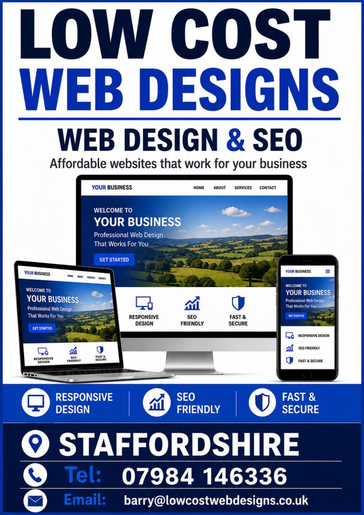 Affordable Web Design & SEO Services in Staffordshire