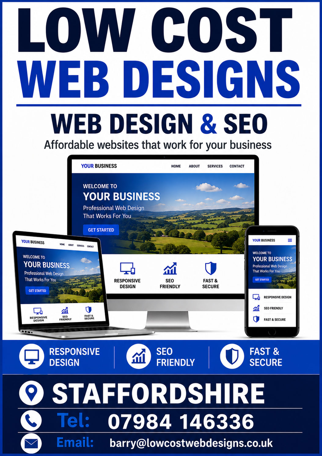 Affordable Web Design & SEO Services in Staffordshire