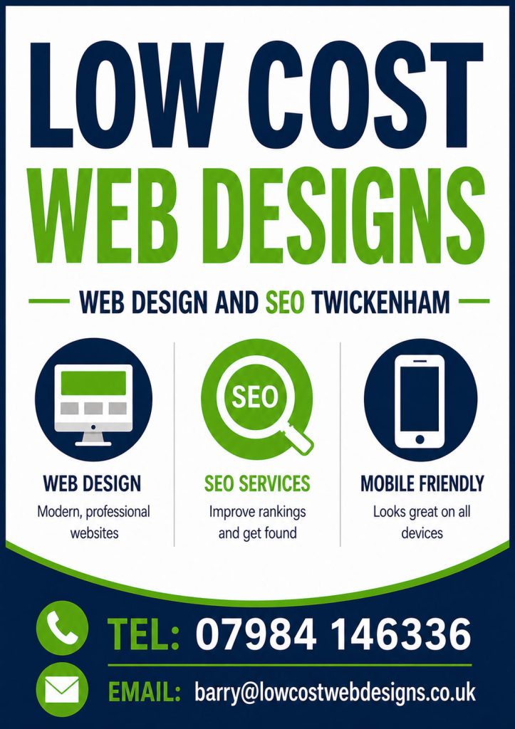 Affordable Web Design & SEO Services in Twickenham