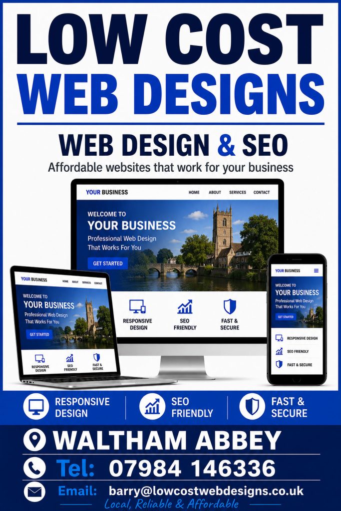 Affordable Web Design in Waltham Abbey – Professional Website Designers