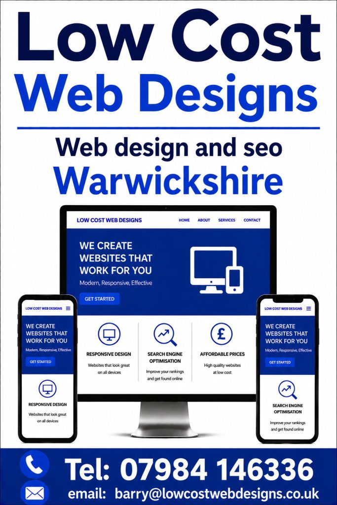 Affordable Web Design & SEO Services in Warwickshire