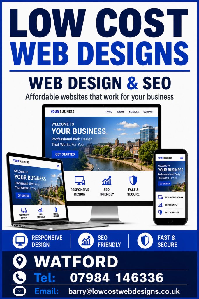Affordable Web Design & SEO Services in Watford