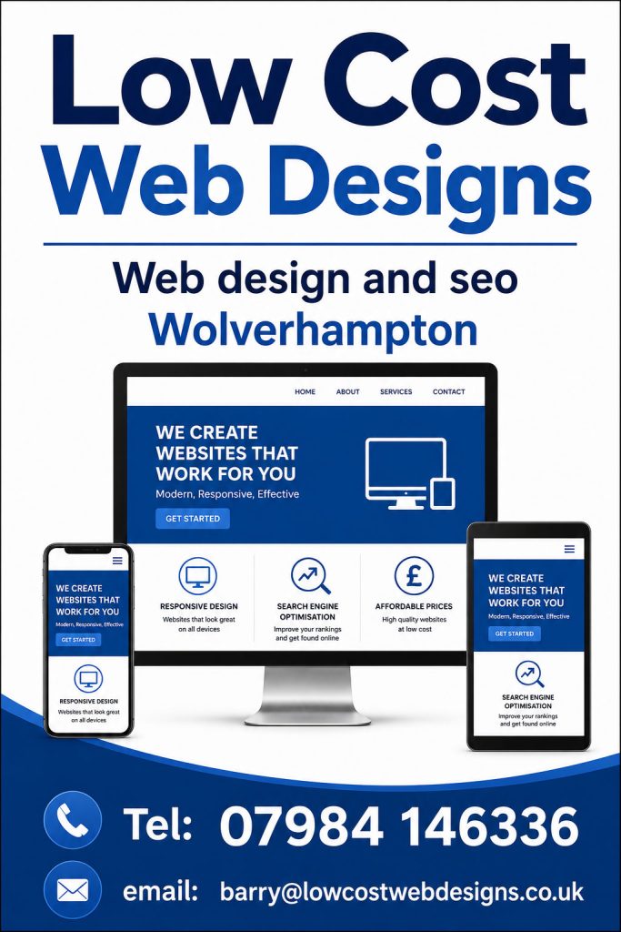 Web Designer Wolverhampton - Web Design Wolverhampton