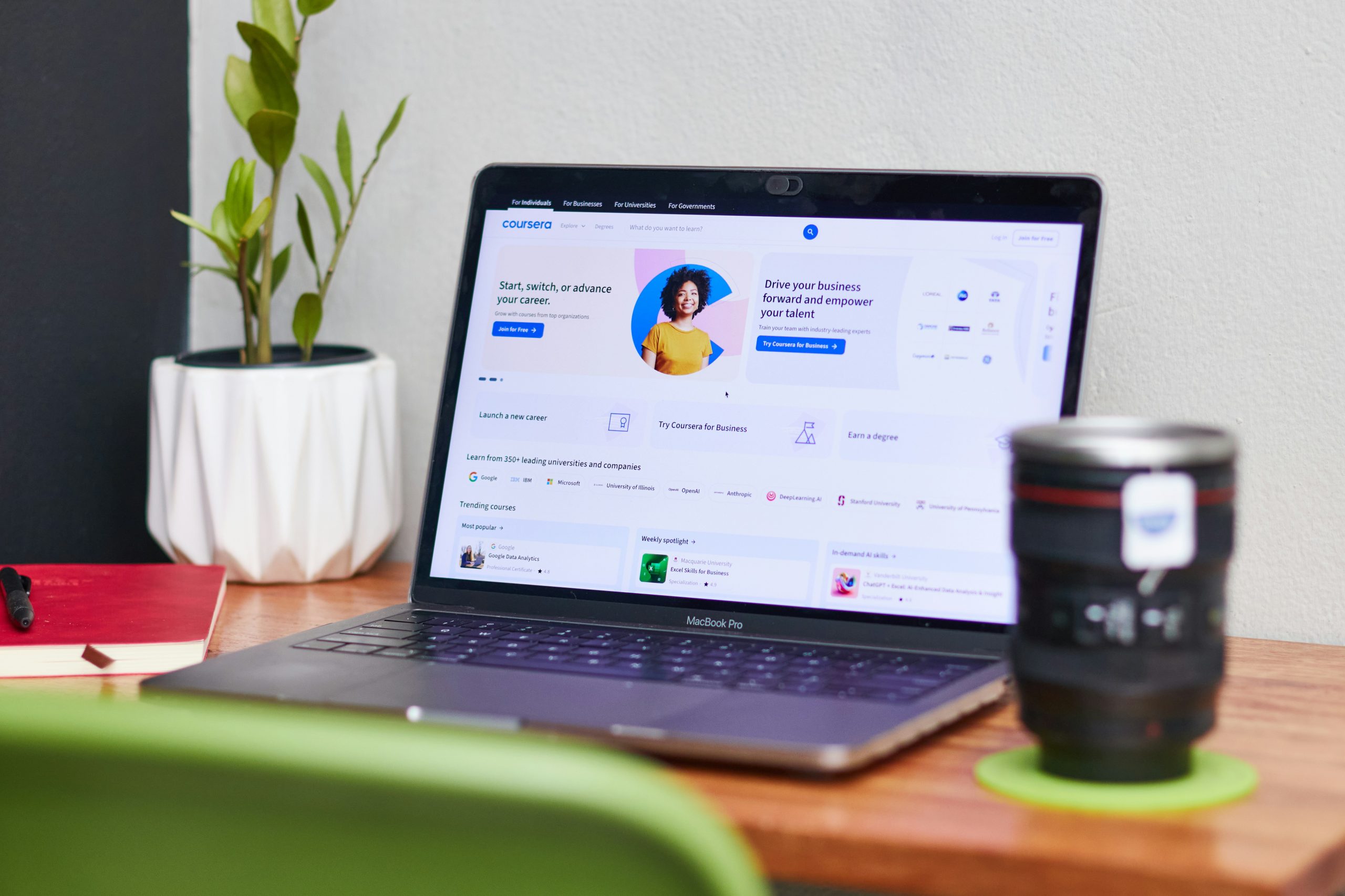 Buckinghamshire business website design workspace