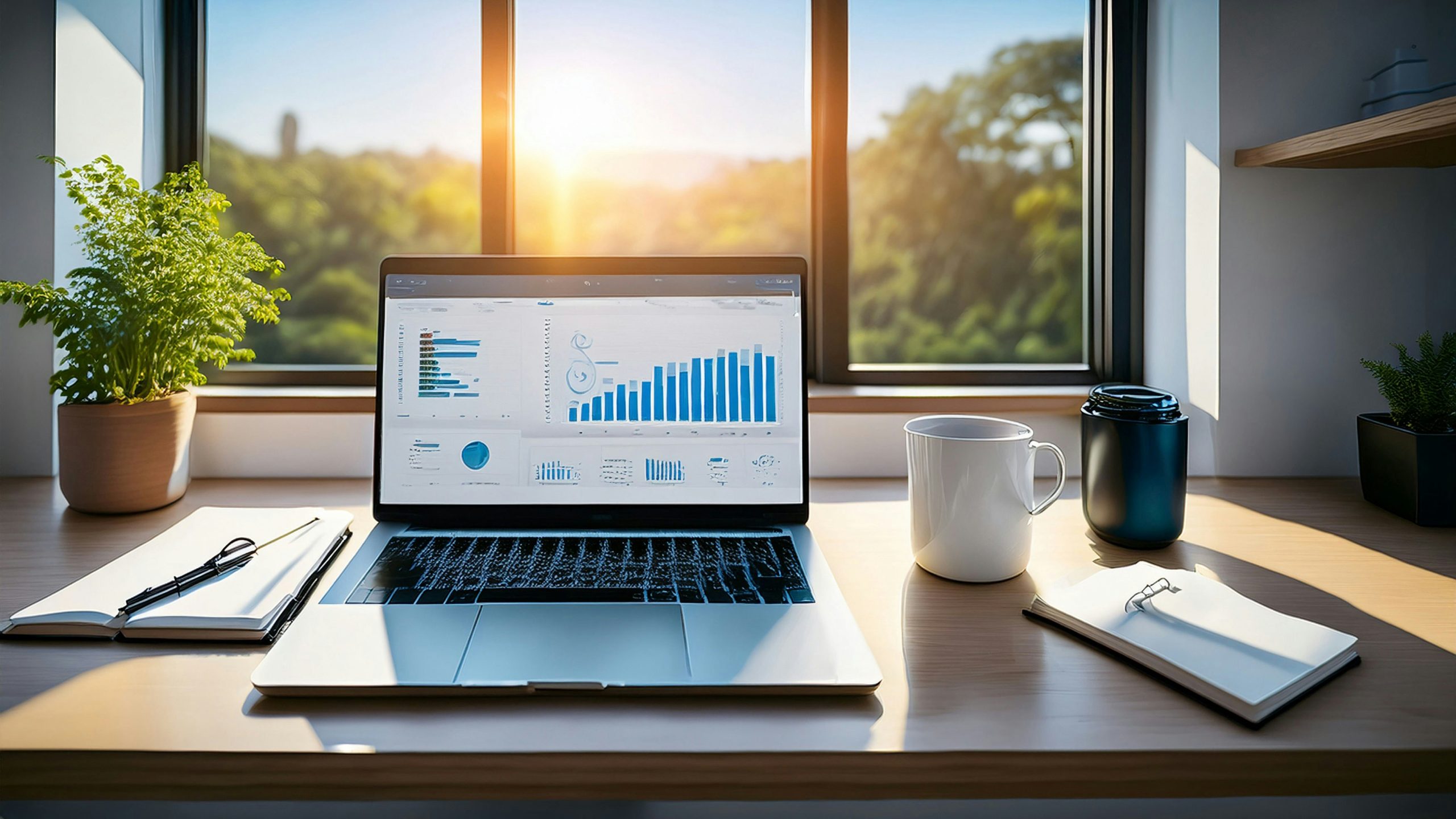 Cumbria business website design workspace