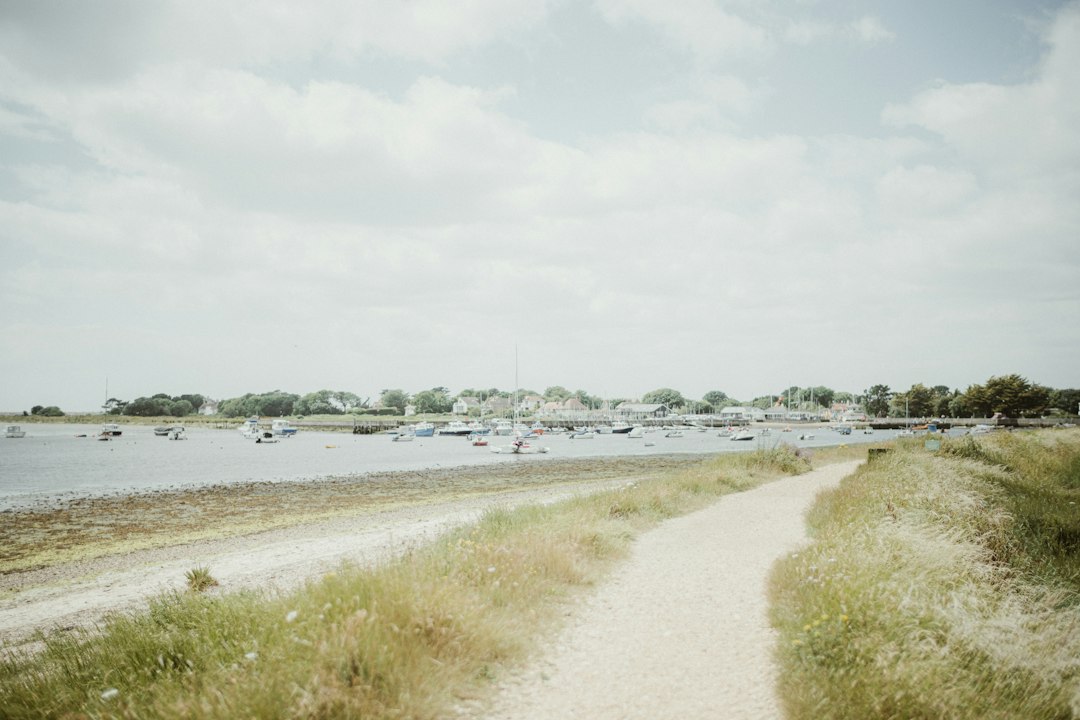 Hampshire coastal path and boats